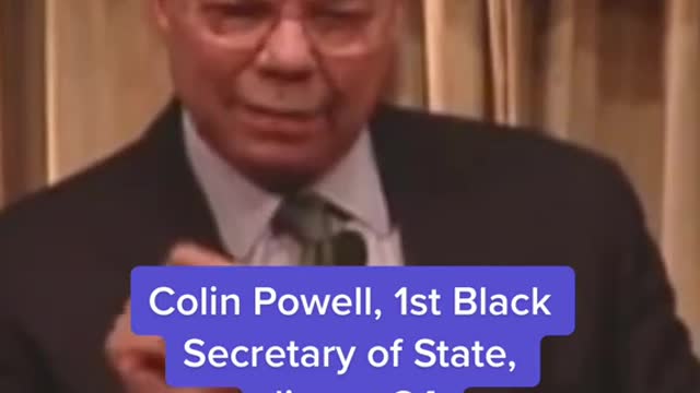 Colin Powell. Black Secretary of State, dies at 84