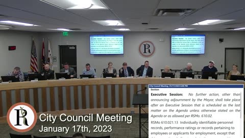 January 17, 2023 - City of Republic, MO - City Council Meeting