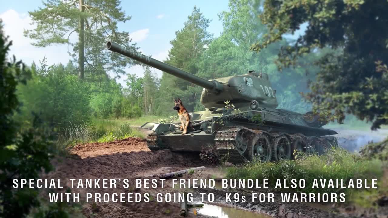 Introducing the T-34-85 Rudy Bundle with the Szarik Dog Crew - World of Tanks