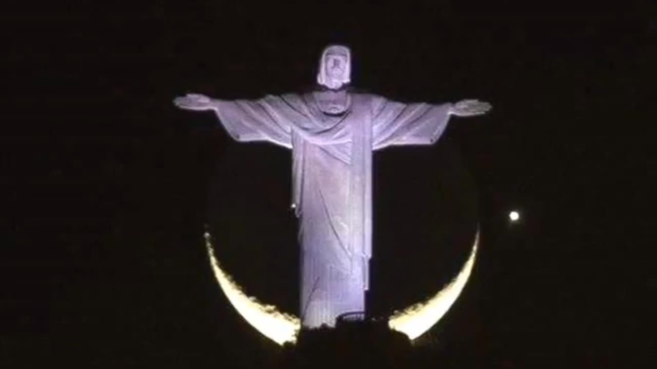 LUA 🌙 E O CRISTO REDENTOR