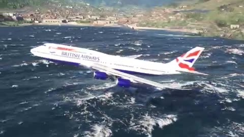 Emergency Plane Landing Boeing 747 #Shorts