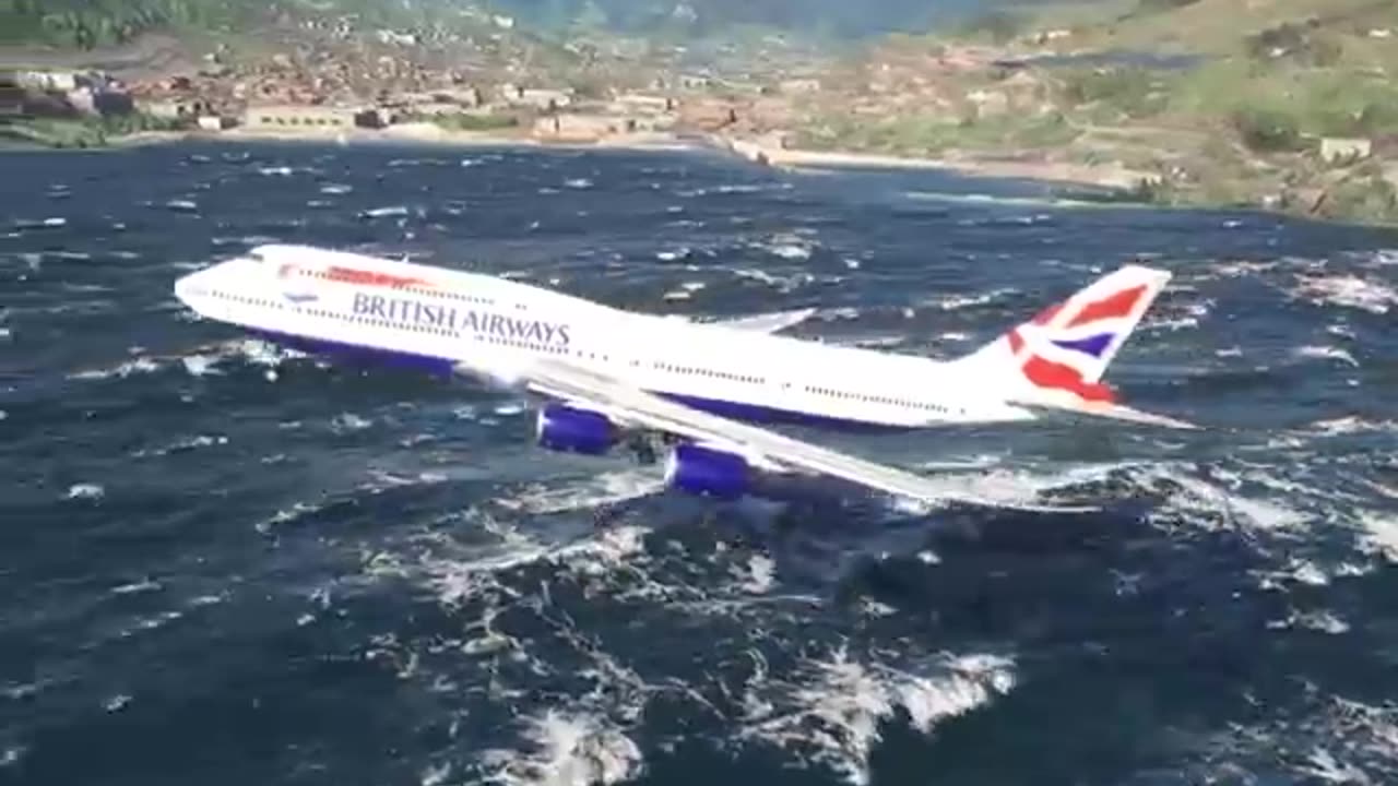 Emergency Plane Landing Boeing 747 #Shorts