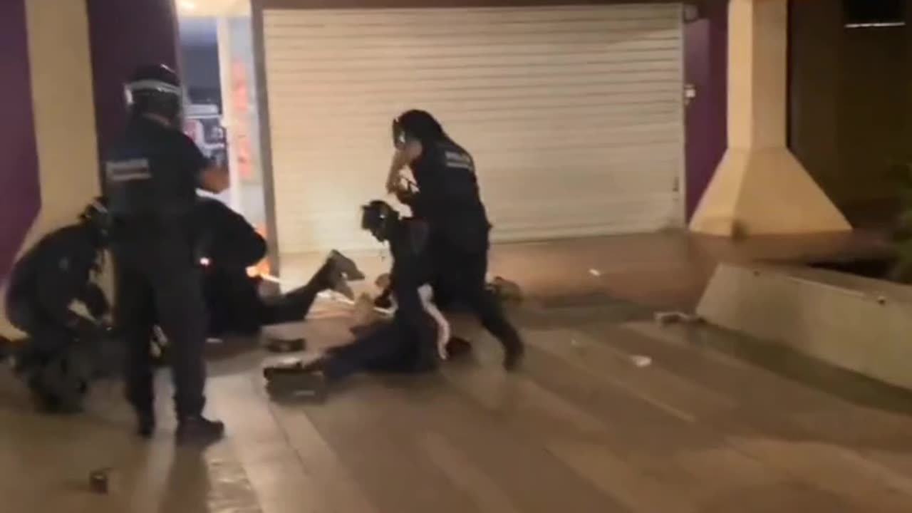 French Riots: Police finally step up to the violent terrorists.