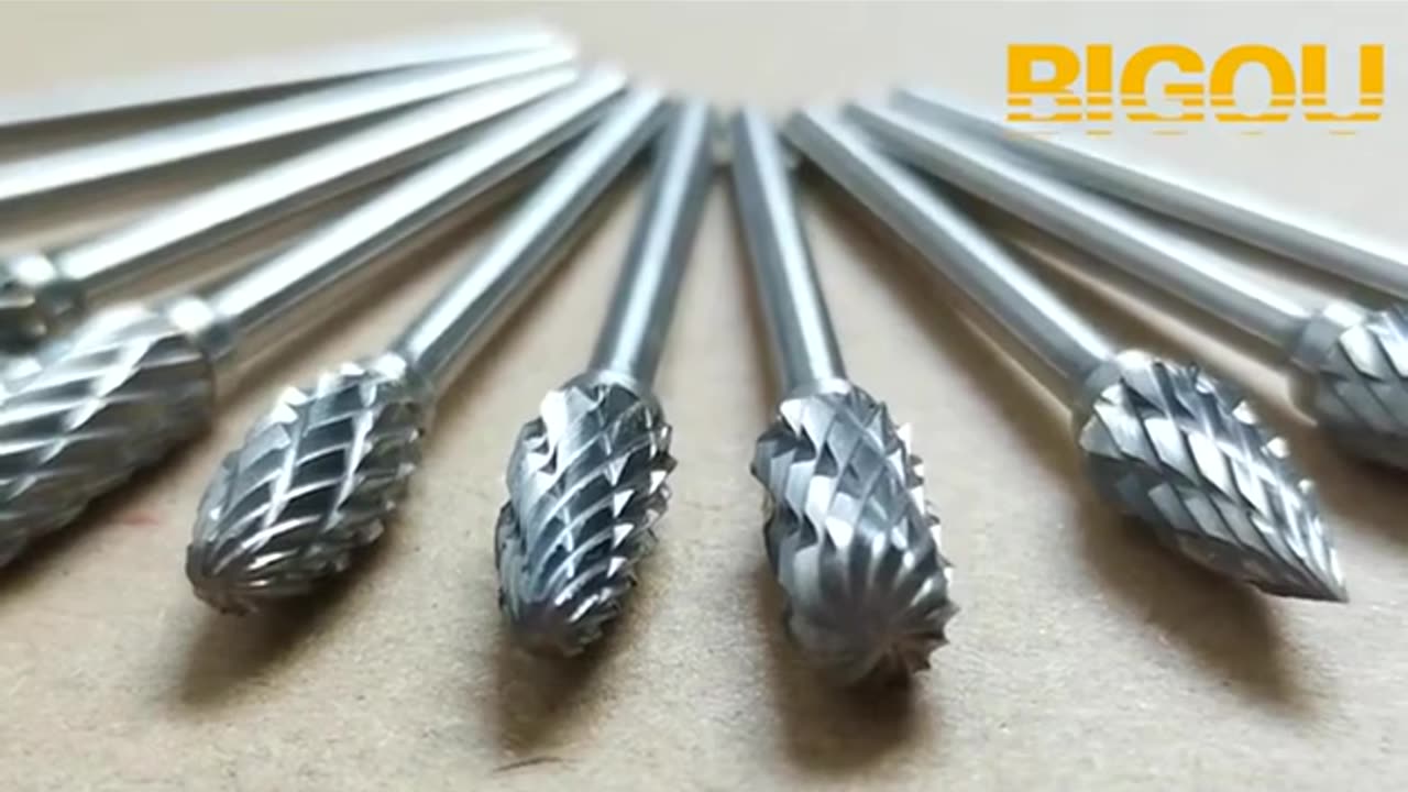 Shank Tungsten Carbide Milling Cutter Rotary Tool Burr Double Diamond