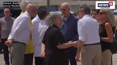 Joe Biden Travels to Amazon with APEC Leaders Looks Completely Confused and Lost