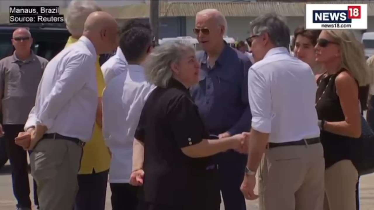 Joe Biden Travels to Amazon with APEC Leaders Looks Completely Confused and Lost