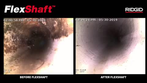 RIDGID FlexShaft® Machines_ Before _ After