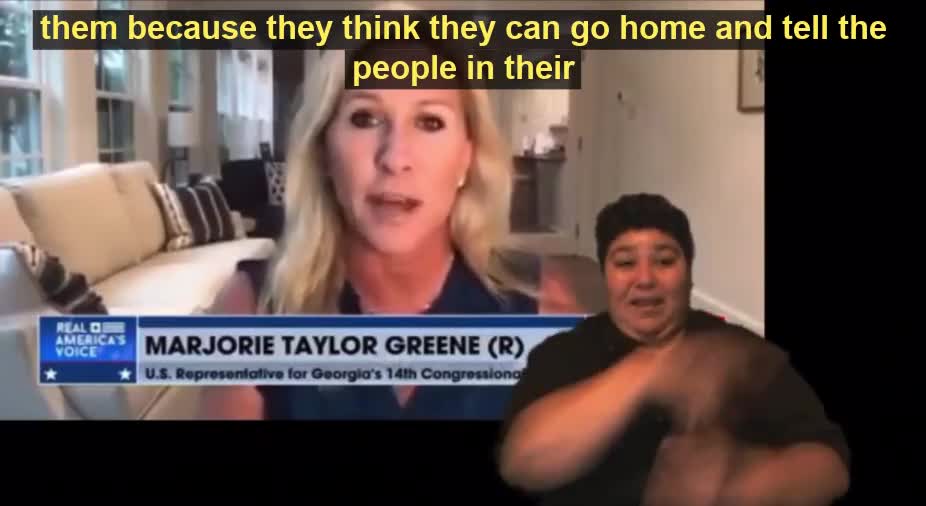 MTG discusses the support for her to replace two RINOs