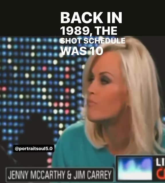 Jenny McCarthy and Jim Carrey about vaccines back in 1989