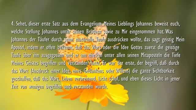 Geistige Wiedergeburt & Zeugnis von Täufer Johannes über Jesus ❤️ Jesus erklärt Johannes 11-27