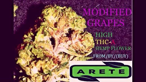 LAG-time Review: Arete Hemp 'Modified Grapes' High THC-a Hemp Flower