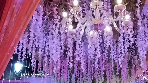 Luxury and elegant wedding backdrop decoration - wedding reception stage decoration ideas