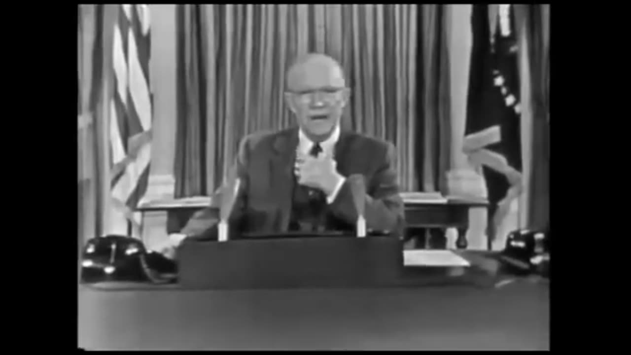 PRESIDENT EISENHOWER FAREWELL SPEECH WARNING OF THE MILITARY INDUSTRIAL COMPLEX