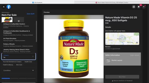 Part-1 HOW to list and sell products on Facebook marketplace
