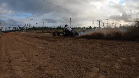 Tony's 465 banshee Sand Dragster Tuning Passes