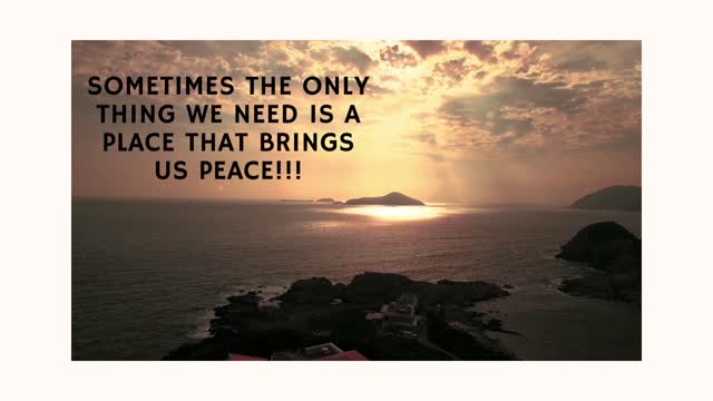 JUST A LITTLE BIT OF PEACE