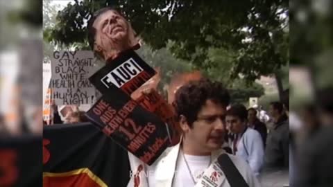 Watch as a WOKE mob protests at the NIH headquarters.