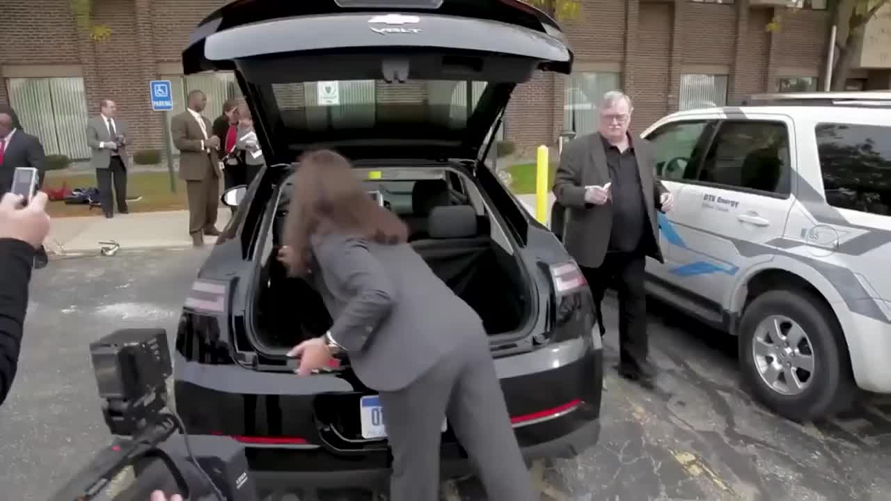 “So what’s charging the batteries right now? What’s the source of electricity?” … wait for it …