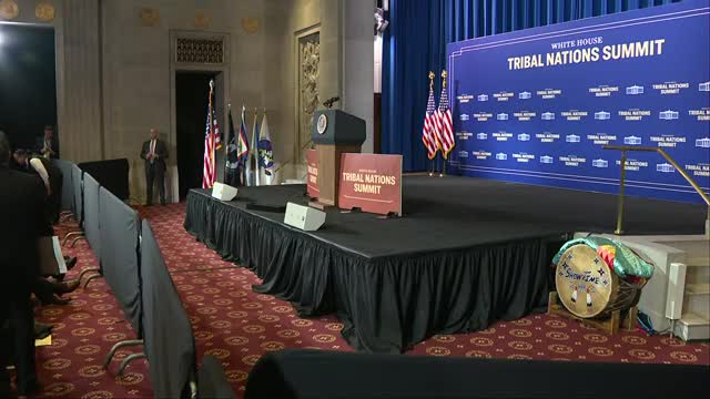 Biden delivers remarks at the White House Tribal Nations Summit