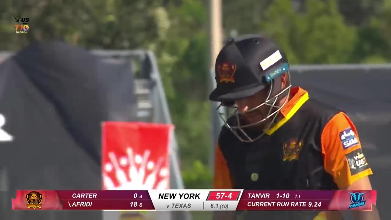 Match 16 Highlights_ New York Warriors vs Texas Chargers _ US Masters T10 2023