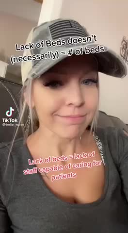 Lack of beds means lack of nurses!