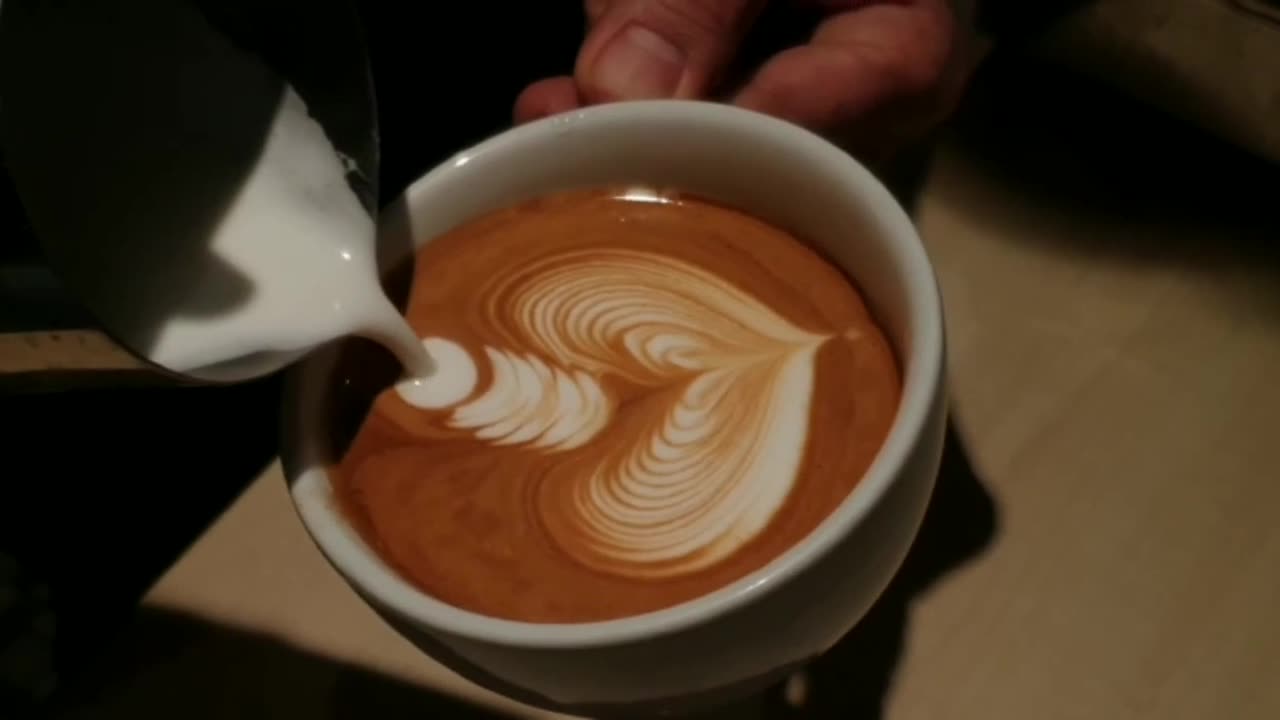 Heart Latte Art