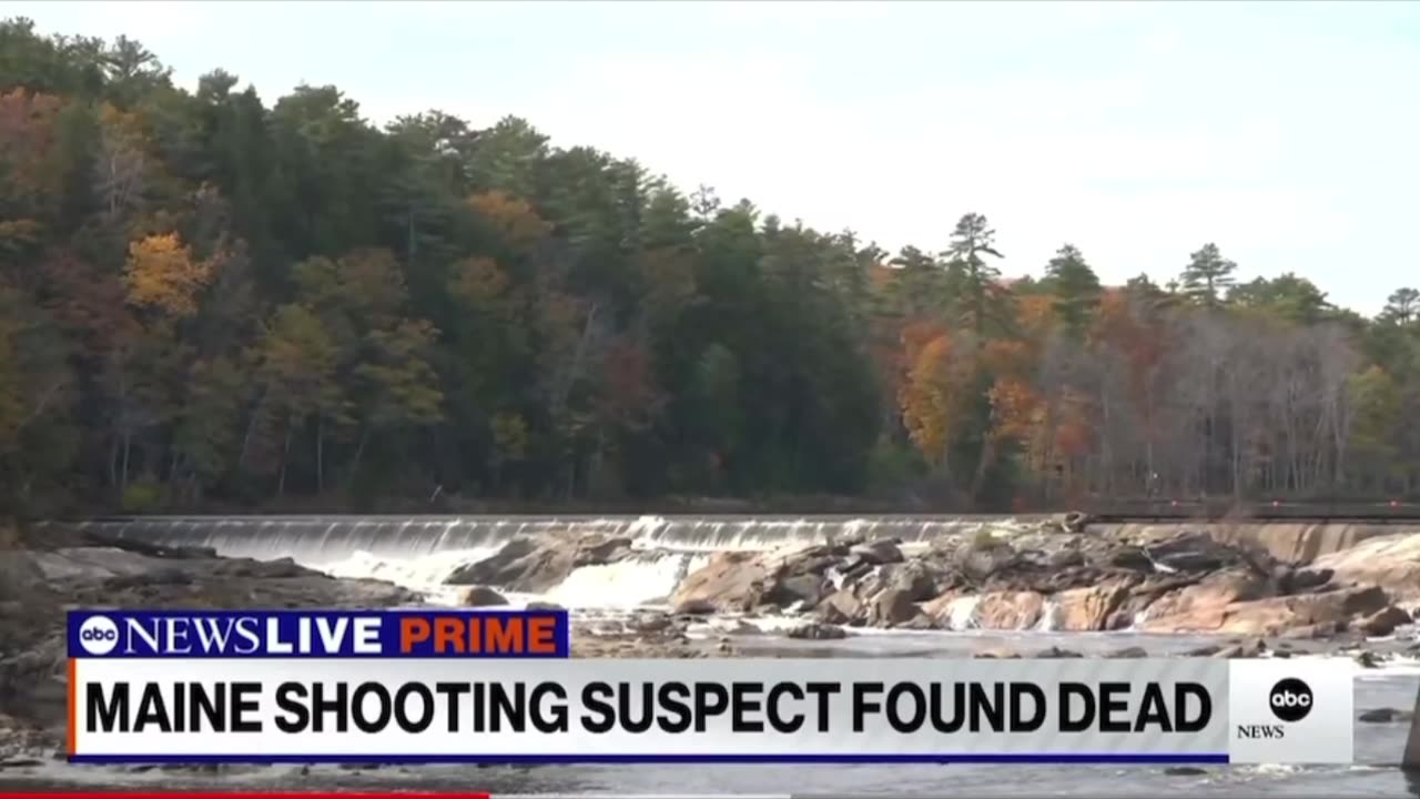 Maine shooter found dead -Self inflicted wound in a recycling plant.