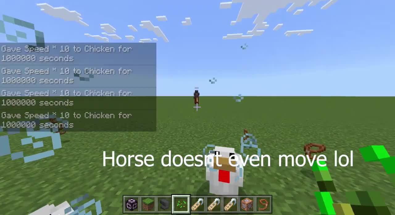 [TUG OF WAR] 4 chickens vs 1 horse