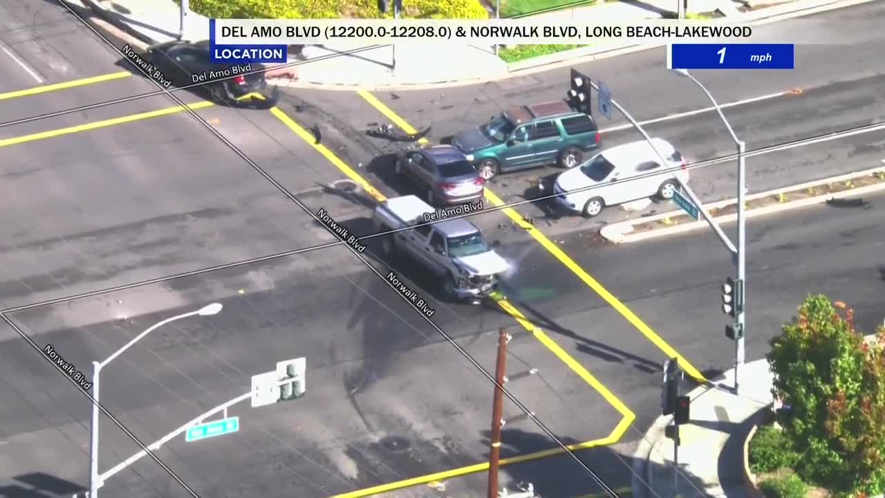 Police chase ends in horrific crash in Cerritos