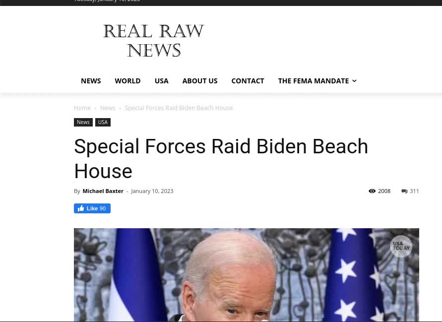 Biden Beach House Raided