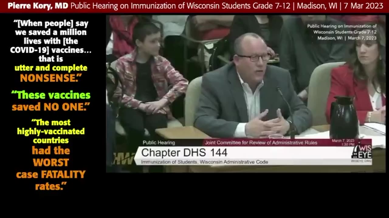 Pierre Kory Jab Public Hearing