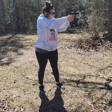 Pistol target practice