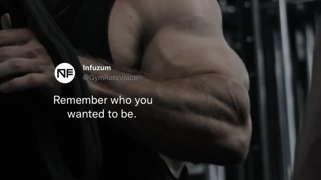 Remeber whpo you wanted to be.