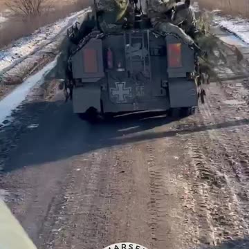 BRITISH FV 103 SPARTAN ARRIVAL AT THE BAKHMUT FRONT