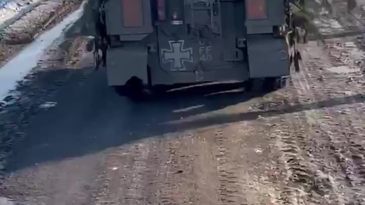 BRITISH FV 103 SPARTAN ARRIVAL AT THE BAKHMUT FRONT