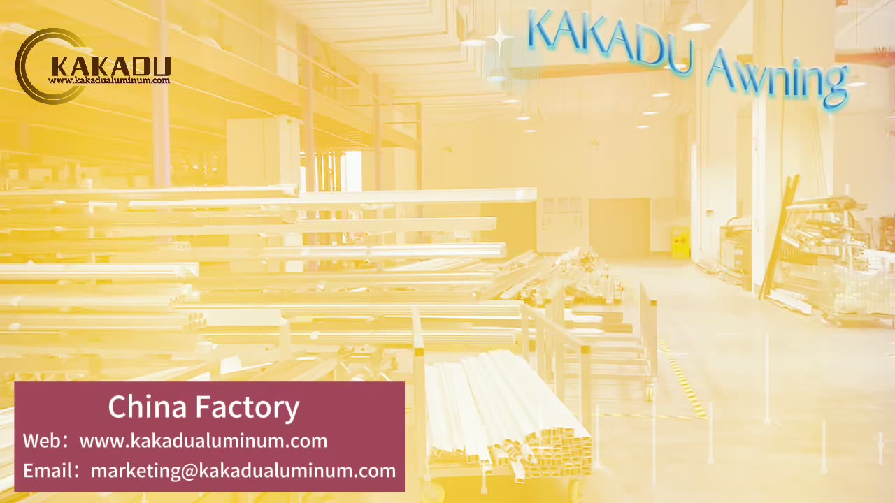 Kakadu Aluminum Retractable Awning Waterproof Awning Outdoor Electric Awning#Outdoorshadesolution