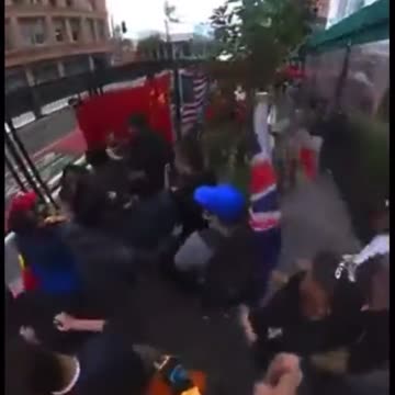 People are taking down the CCP flags in California