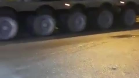 More footage of the transfer of Turkish military equipment