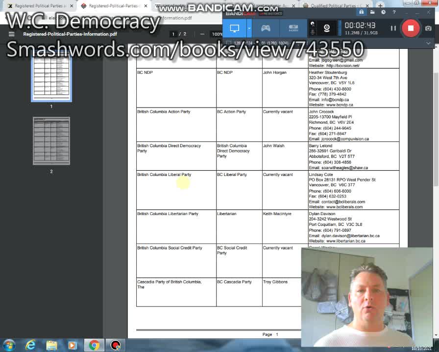 W.C. Democracy - Chapter 5 Strategic Voting Part 3