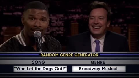 He can do anything and everything 😭 #fyp #viral #jamiefoxx #jimmyfallon