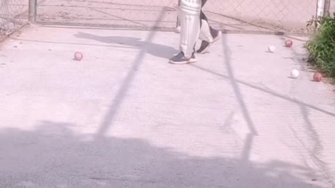 Cricket practice net session at my aceadmy