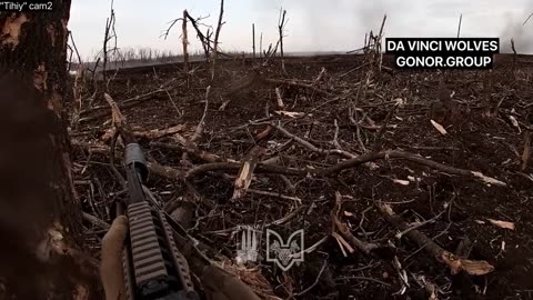 Ukrainian infantrymen repulsed an attack by Vagner PMCs near Bakhmut. English subtitles