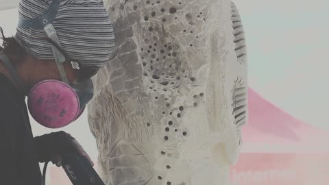 DOSSIER BEAUCE ART : Vidéo du processus de création d'Amélie Pomerleau
