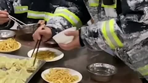 Salute, Chinese firefighters