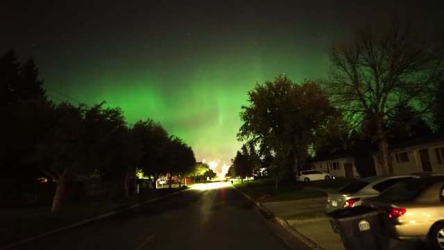 Beautiful Aurora Display Dances Above North Dakota