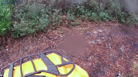 AKASO V50 Pro Action Camera on the Can AM 570 Outlander