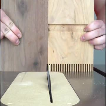 Wood test cut