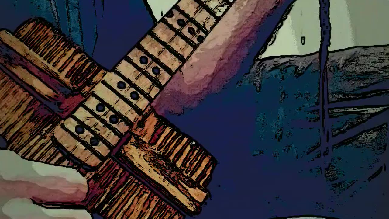 Pickin around with the Homemade 3 string