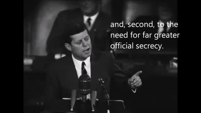 JFK - Secret Societies Speech / Warning (full)