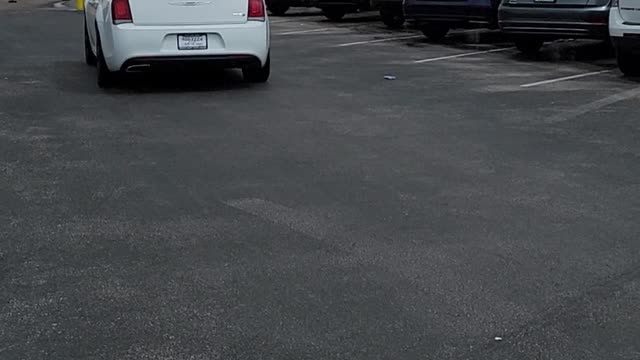 Bizarre Event Filmed in Walmart Parking Lot